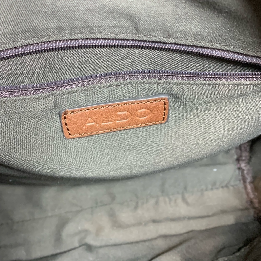 Aldo brown crossbody messenger bag - Picture 8 of 13